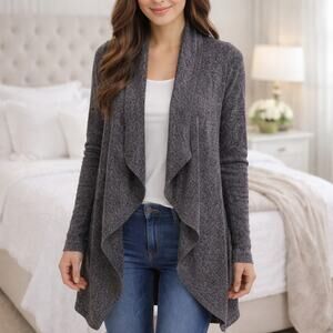 Barefoot Dreams SZ S/M Bamboo Chic Lite Calypso Drape Cardigan Style 436